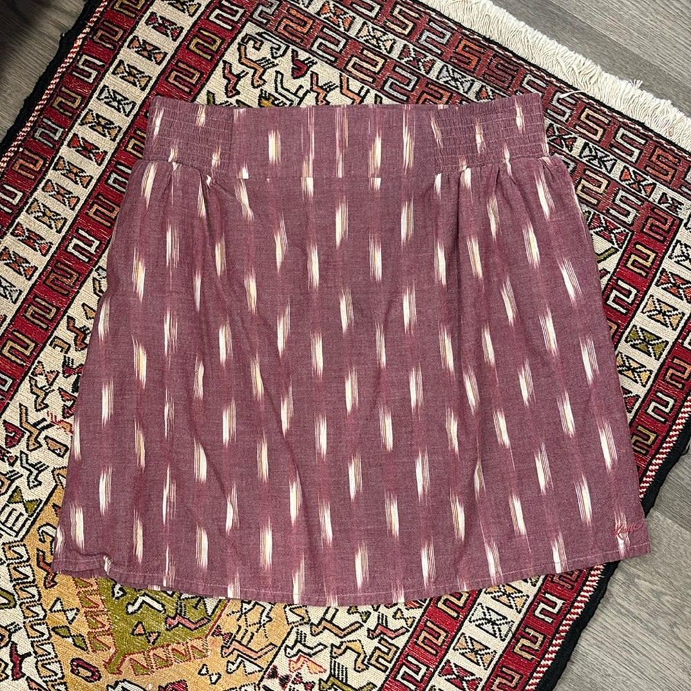 𝅺kavu printed cotton mini skirt